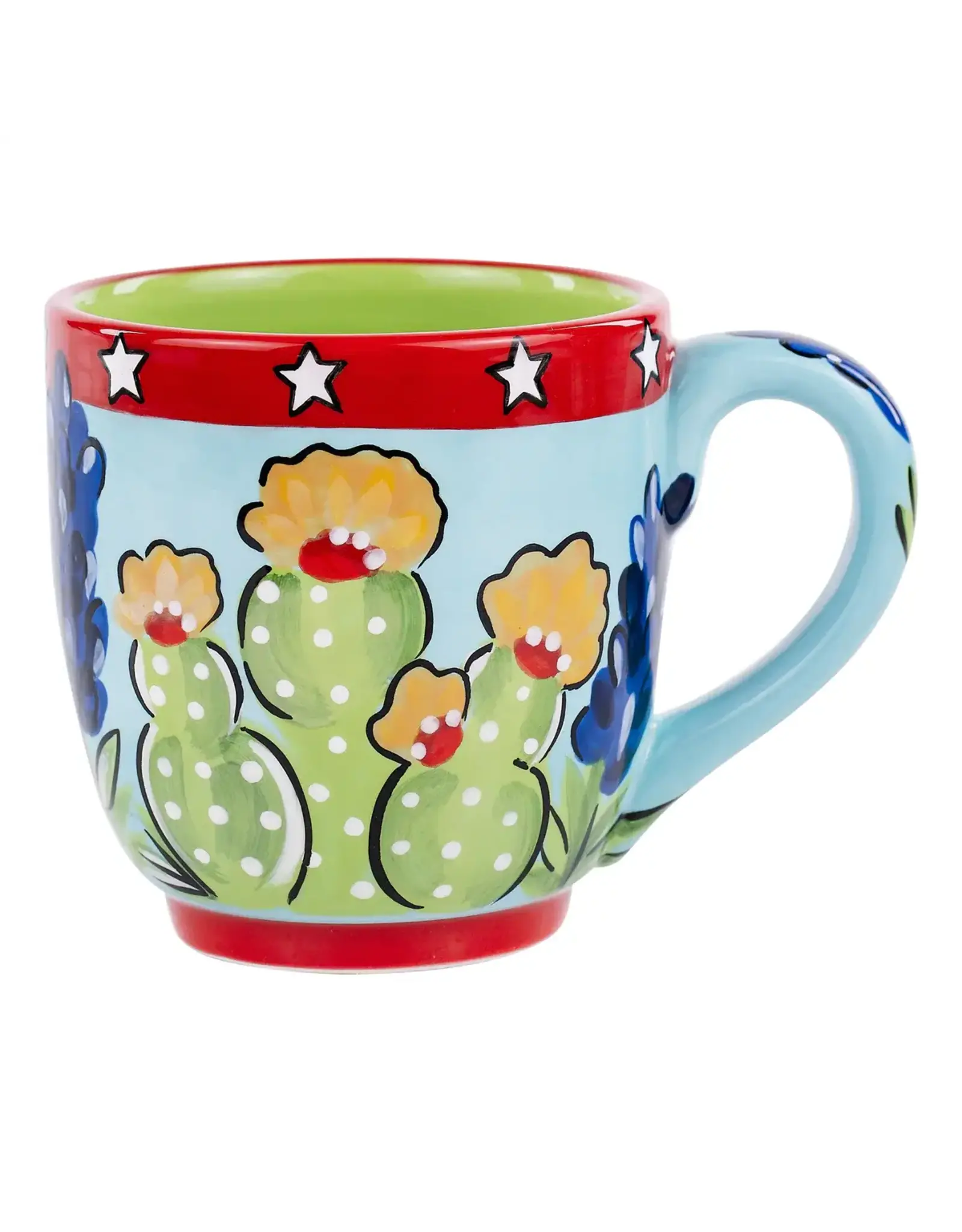 Glory Haus Texas Wildflower Cactus Mug