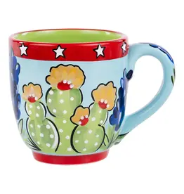 Glory Haus Texas Wildflower Cactus Mug