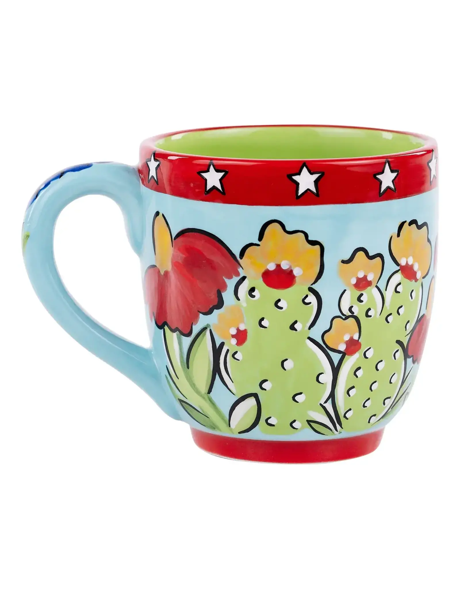 Glory Haus Texas Wildflower Cactus Mug