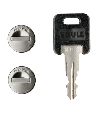 Thule One-Key System 2 Pack Silver
