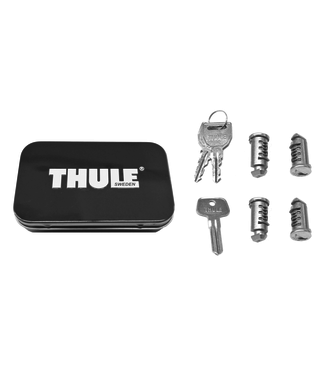 Thule One-Key System 4 Pack Silver