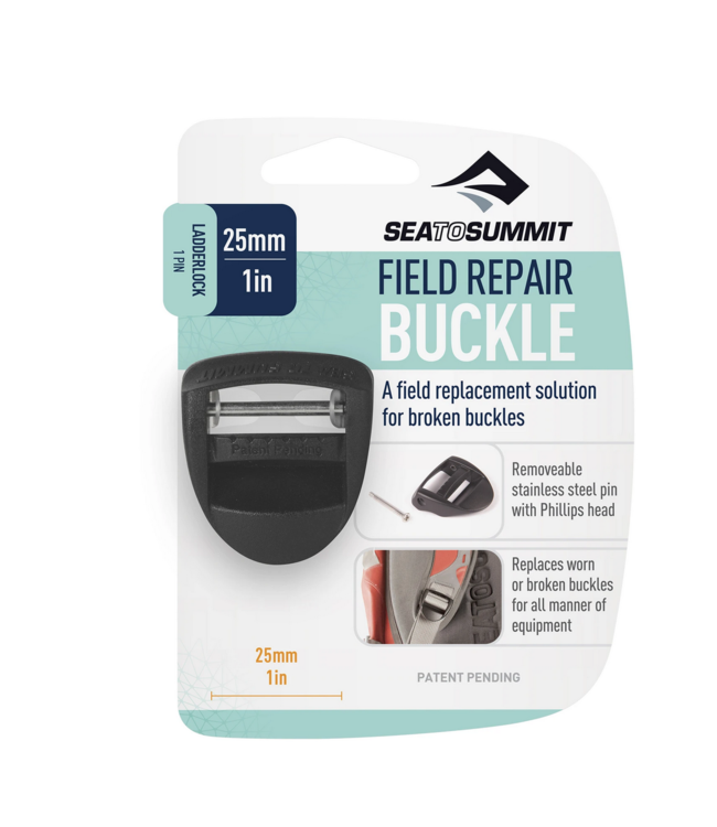 Sea to Summit Field Repair Buckle - 1", Ladderlock, 1 Pin