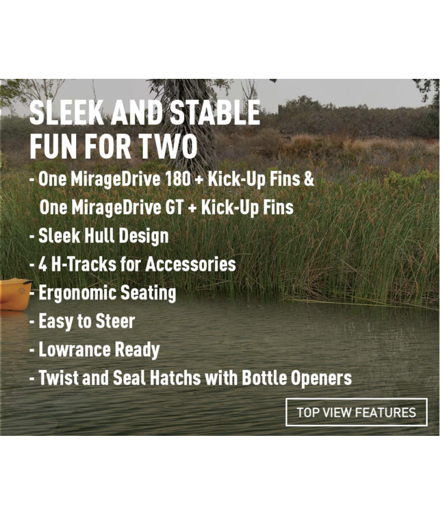 Hobie Compass Duo w/ kick up fins