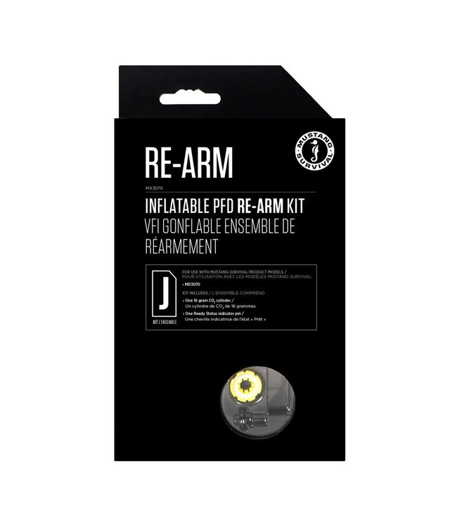 Mustang Survival Re-Arm Kit J 16g Manual (For Minimalist Belt Pack)