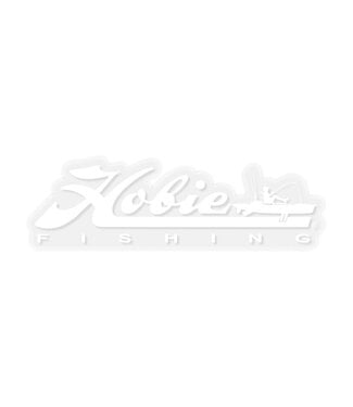 Hobie Decal, 12" Hobie Fishing White
