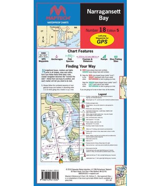 Narragansett Bay, Waterproof Chart