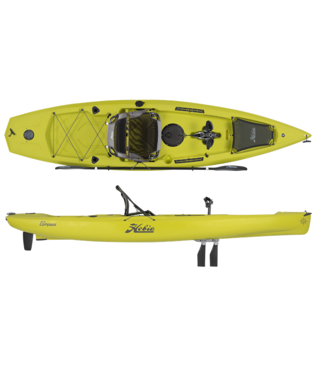 Hobie Compass with kick-up fins