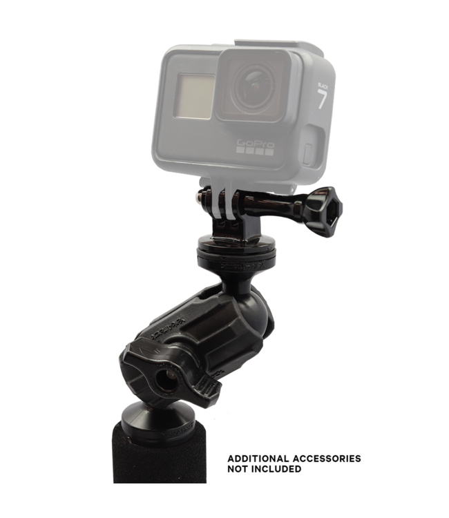 YakAttack BoomStick Pro Camera Mount, Includes 1/4-20 Mount and GoPro Mount