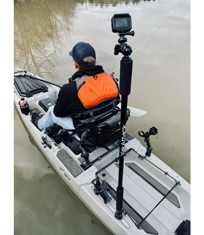 YakAttack BoomStick Pro Camera Mount, Includes 1/4-20 Mount and GoPro Mount