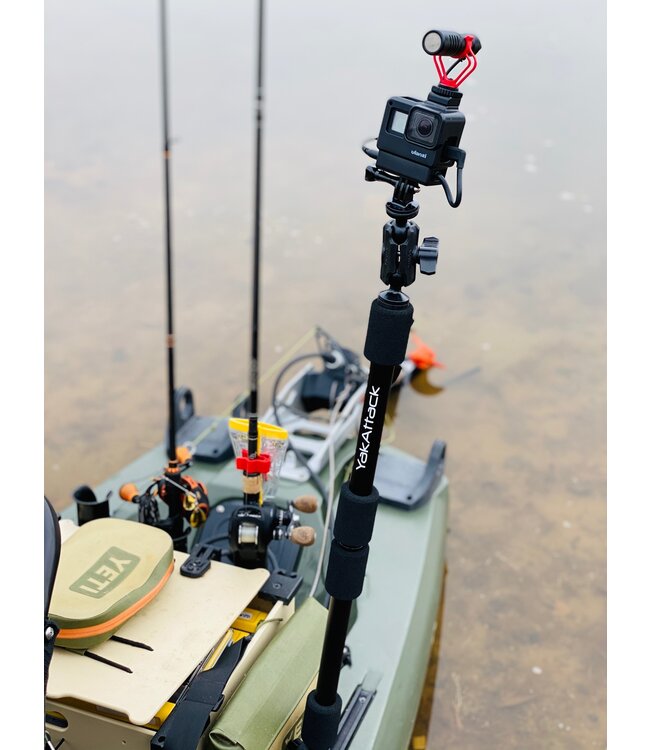 YakAttack PanFish Pro Camera Mount, Includes 1/4-20 Mount and GoPro Mount