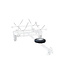 Malone 8" Spare Tire for XtraLight, EcoLight Trailers - includes lockable attachment