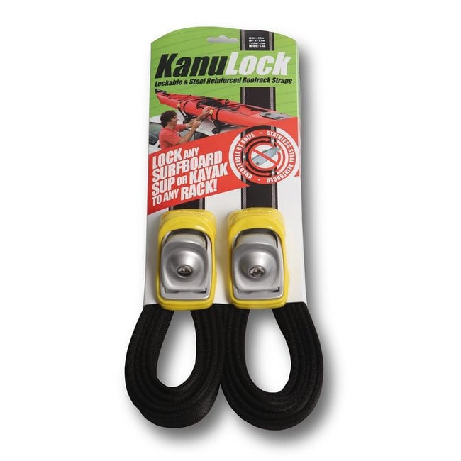 FCS KanuLock 13' Lockable Tie-Down Straps - 4m