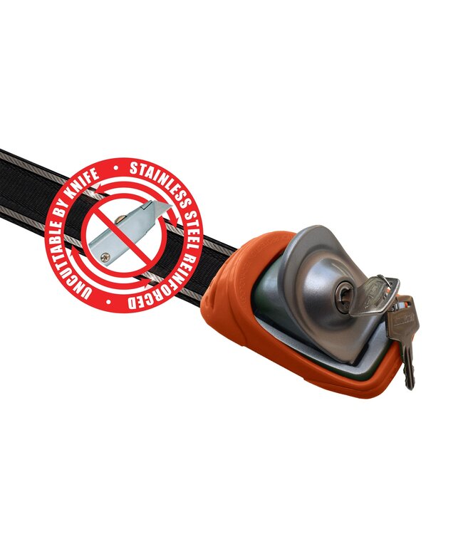 FCS KanuLock 13' Lockable Tie-Down Straps - 4m