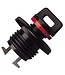 Sealect Designs Replacement Drain Plug w/ Gasket 1" - Red