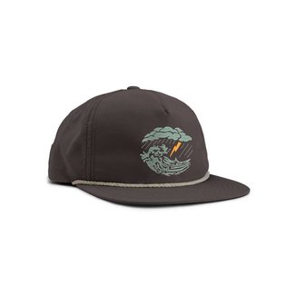 Howler Brothers Unstructured Snapback Hat - Dark and Stormy / Charcoal Oxford