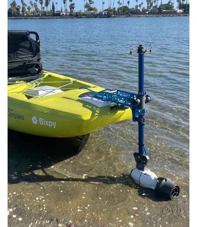 Bixpy Hobie Compass Power Pole Adapter w/ Hobie Plate - J-2 Motors