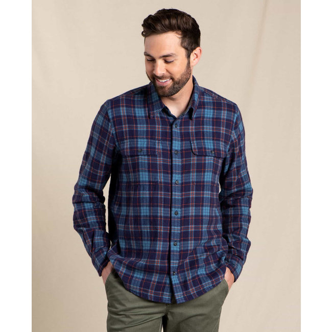 Toad&Co M's Indigo Flannel L/S Shirt