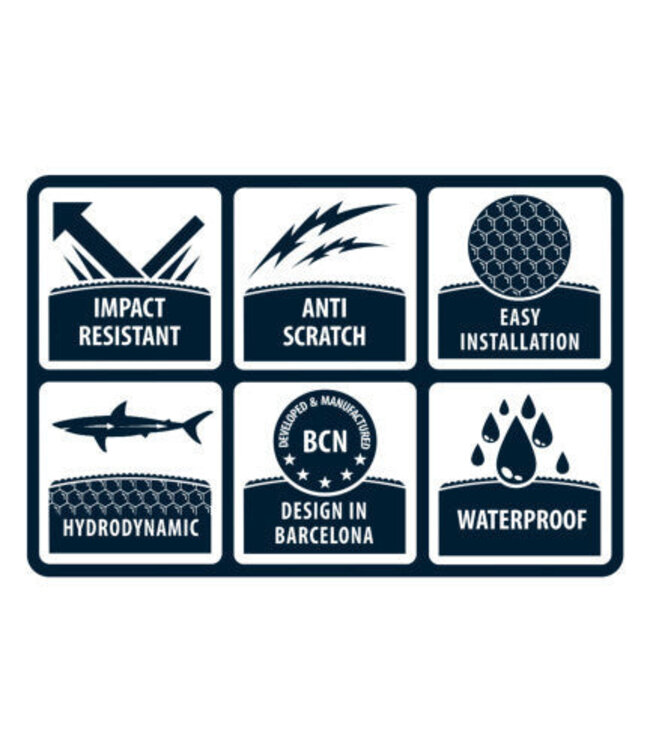 RailSaver Pro Rail Saver Jumbo Clear - 83" x 3.5"