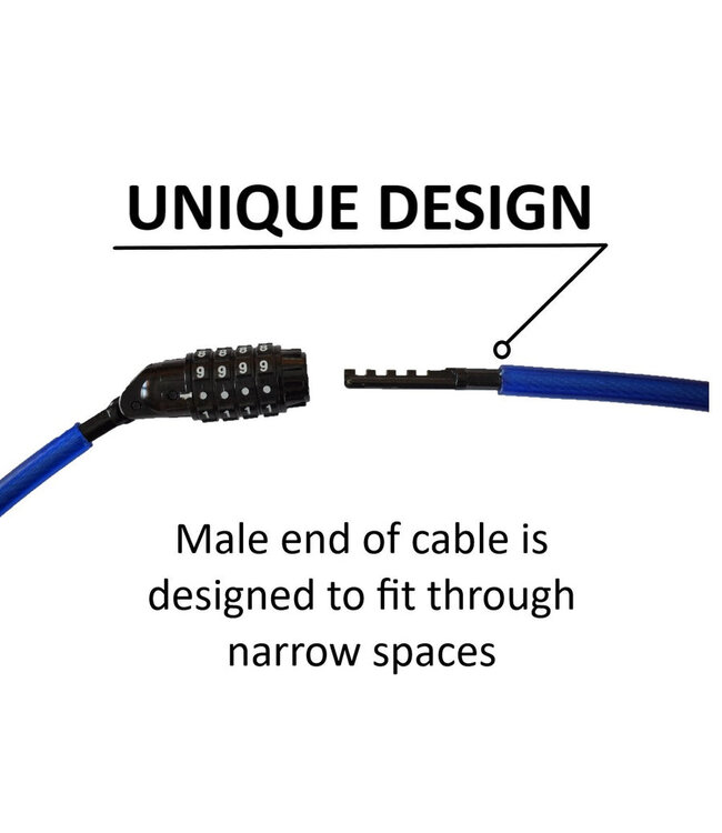 DocksLocks Straight Combination Lock Cable