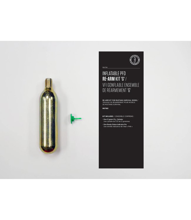 Mustang Survival Re-arm Kit G - Manual 12g (For Khimera PFD)