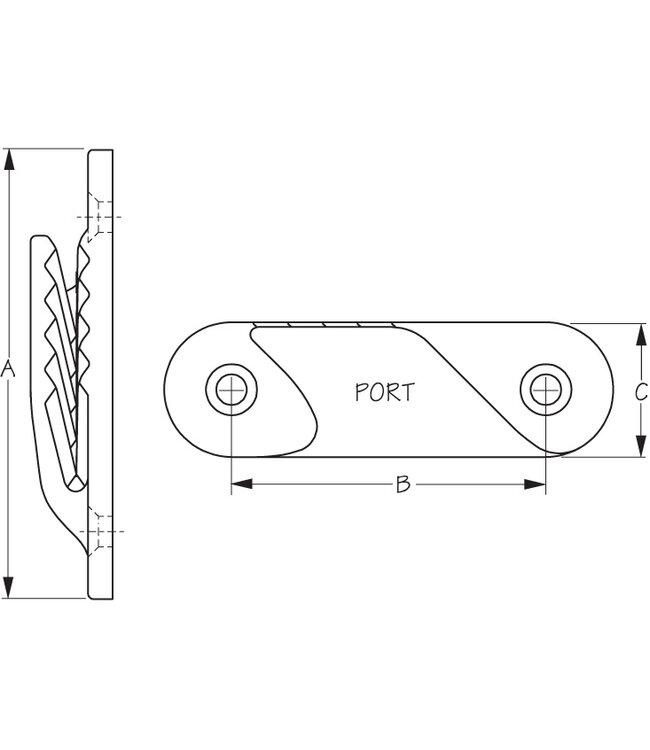Sealect Designs ClamCleat Fine Line