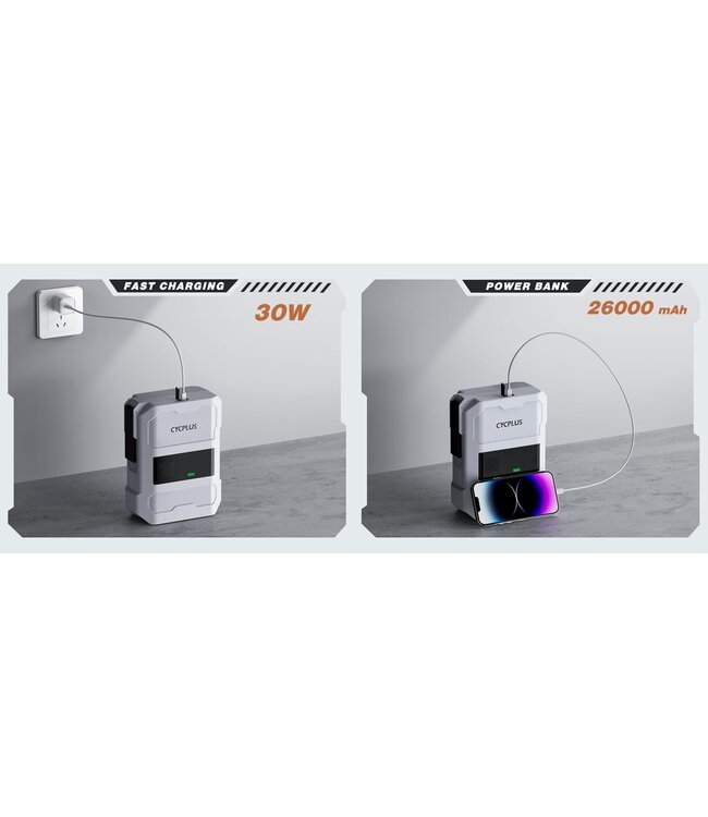 Airbank Volcano Portable Rechargeable Paddleboard Pump - 20 PSI