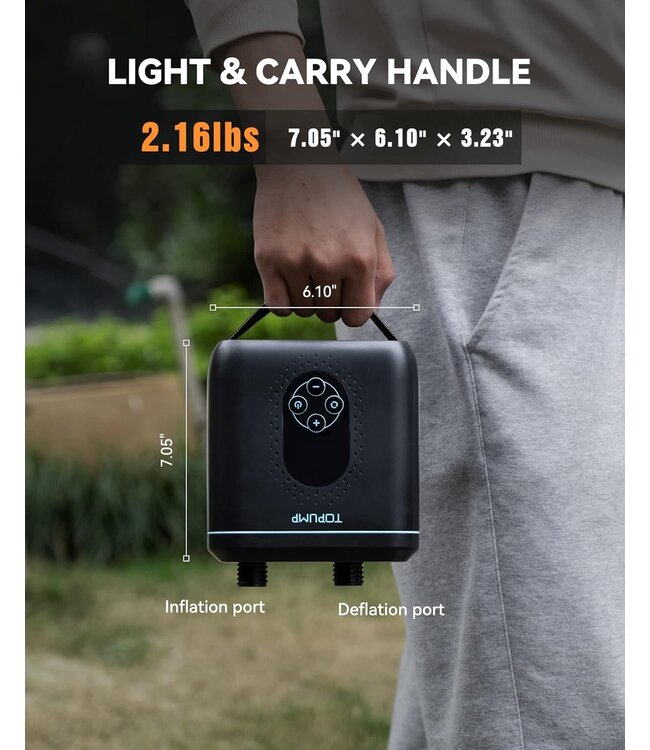 Airbank Electric Paddleboard Pump - 20 PSI