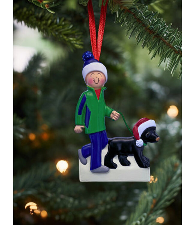 Dog Walker Ornament