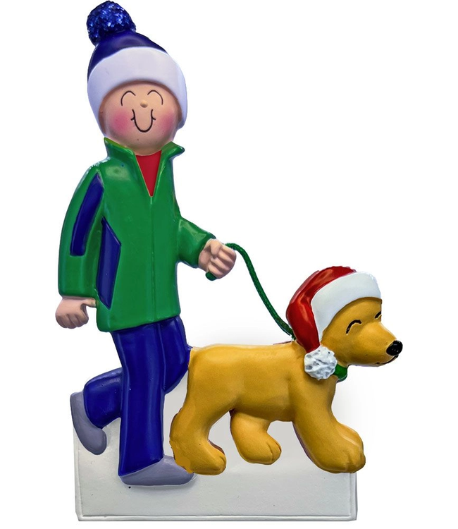 Dog Walker Ornament