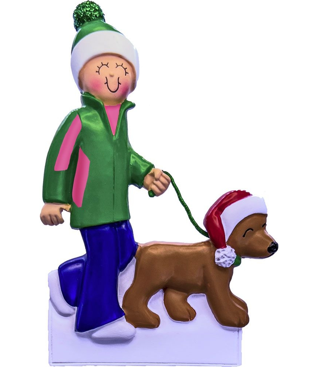 Dog Walker Ornament