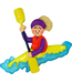Kayak Ornament