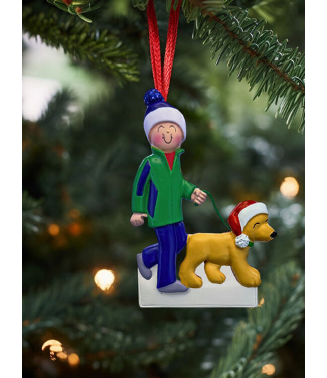 Dog Walker Ornament