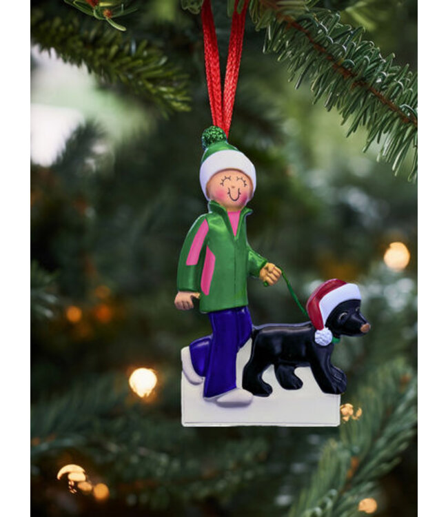 Dog Walker Ornament