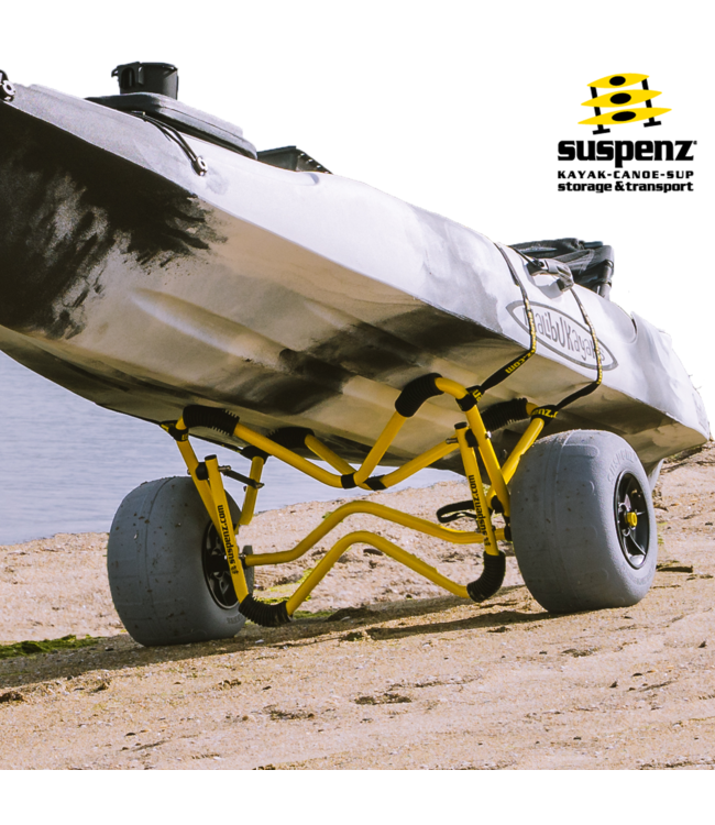 Suspenz Beach Wheel Conversion Kit for Kayak Carts - 19mm