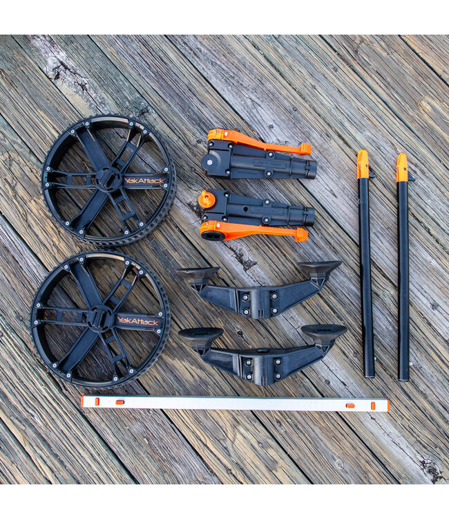 YakAttack TowNStow Scupper Kayak Cart