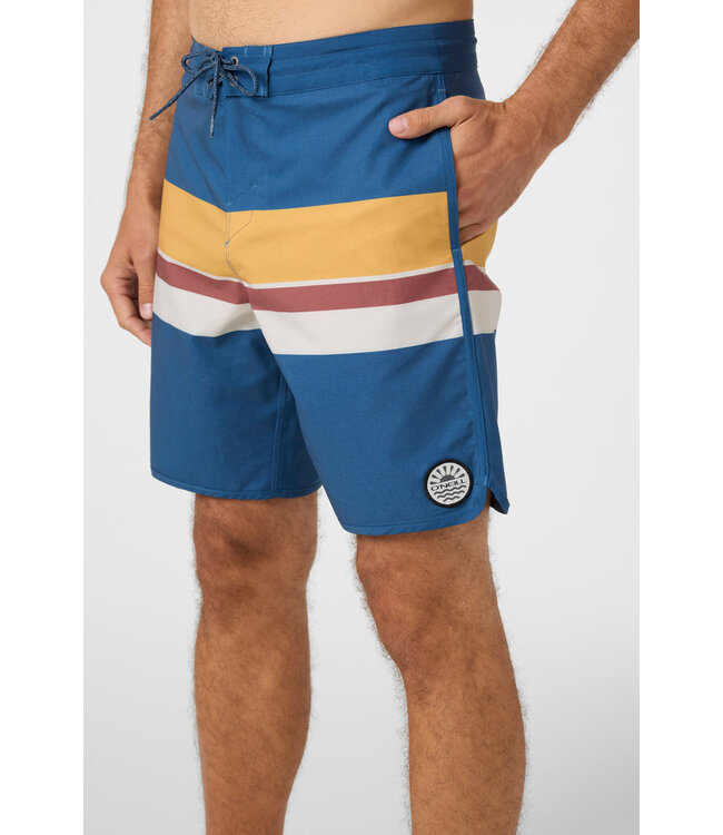 O'Neill M's Cruzer Stripe Scallop Boardshorts