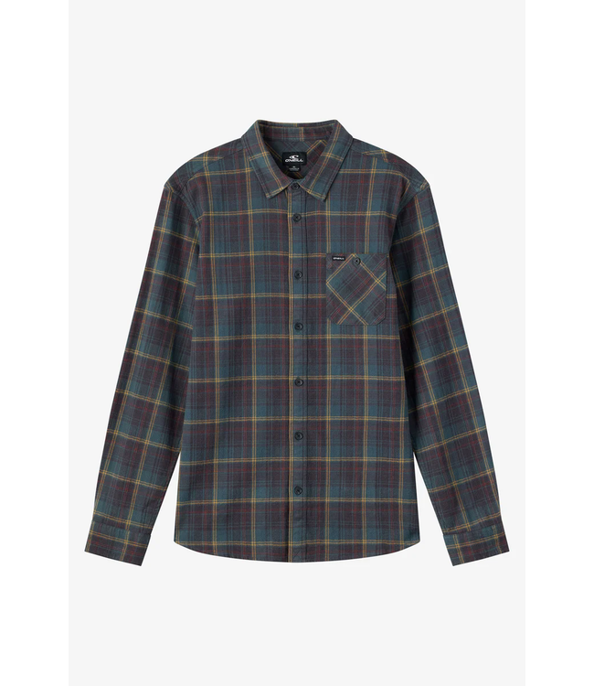 O'Neill M's Redmond Plaid Stretch Flannel