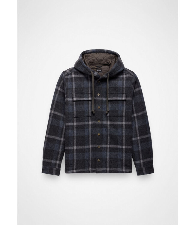 PrAna M's Asgard Hooded Flannel Shirt