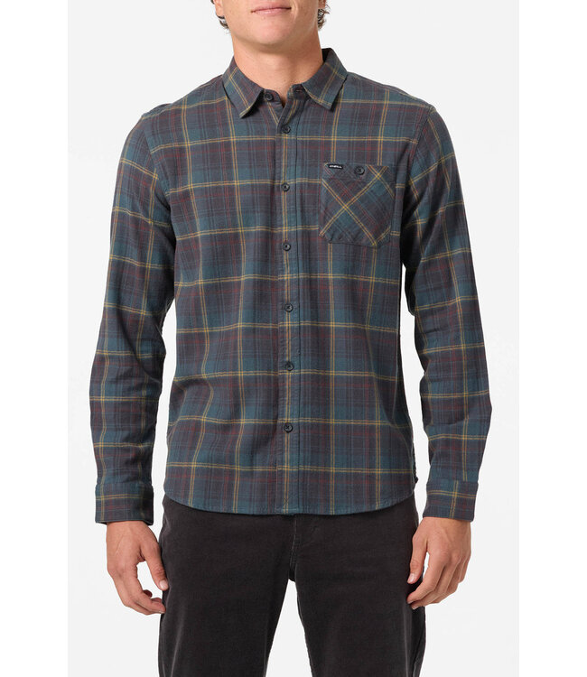 O'Neill M's Redmond Plaid Stretch Flannel