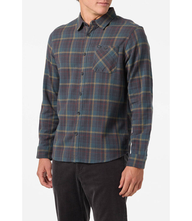 O'Neill M's Redmond Plaid Stretch Flannel
