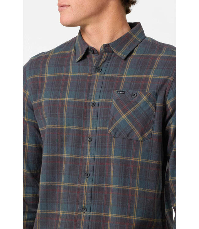 O'Neill M's Redmond Plaid Stretch Flannel