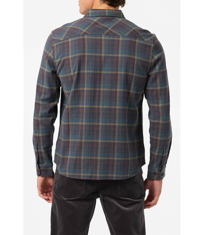 O'Neill M's Redmond Plaid Stretch Flannel