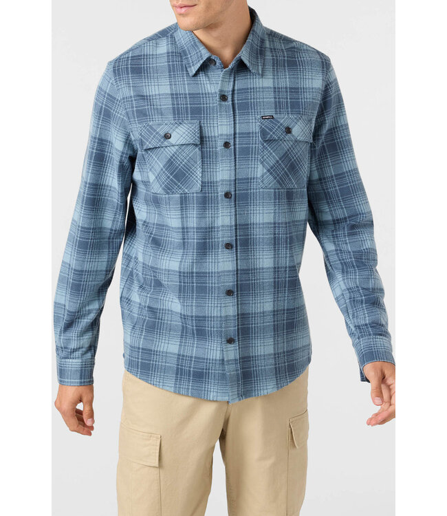O'Neill M's Sutton Knit Plaid L/S Shirt