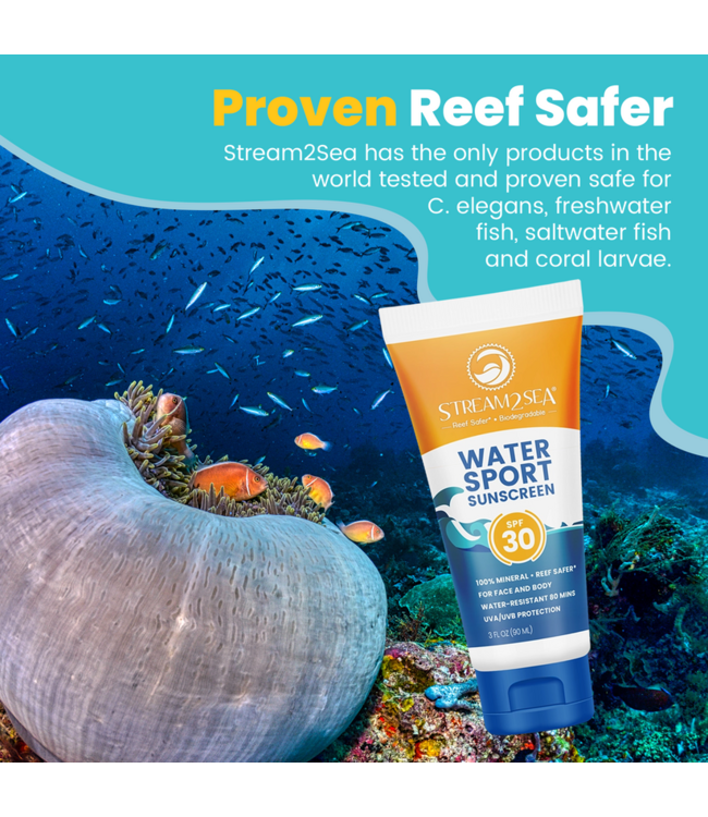 Stream2Sea Water Sport Sunscreen - SPF 30 - 1 oz Mini