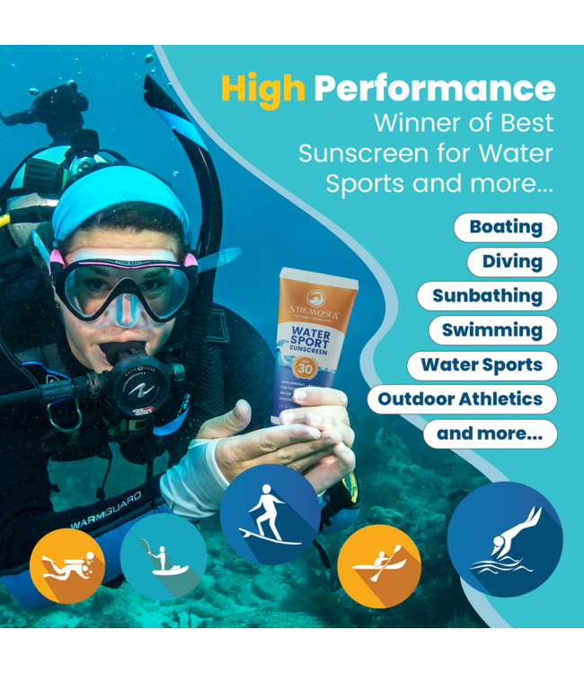 Stream2Sea Water Sport Sunscreen - SPF 30 - 1 oz Mini