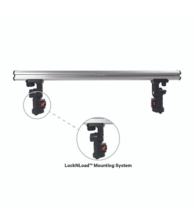 YakAttack Command Center CrossBar, with Track Mounted LockNLoad Mounting System
