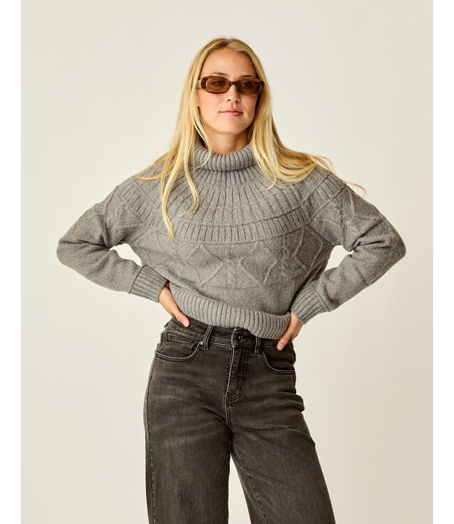 Carve Designs W's Neve Cable Turtleneck