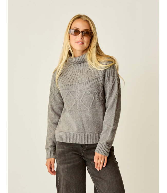 Carve Designs W's Neve Cable Turtleneck