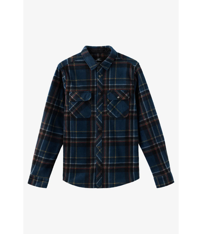 O'Neill M's Glacier Plaid Superfleece Shirt