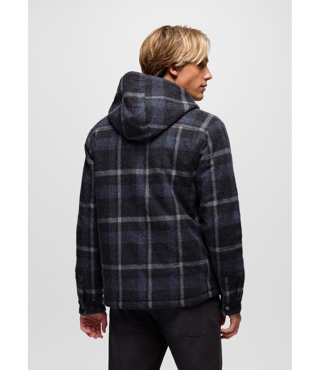 PrAna M's Asgard Hooded Flannel Shirt
